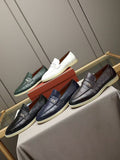 Guangzhou Goods European Station New Style Cowhide Casual Business Slip-on Loafers British Style