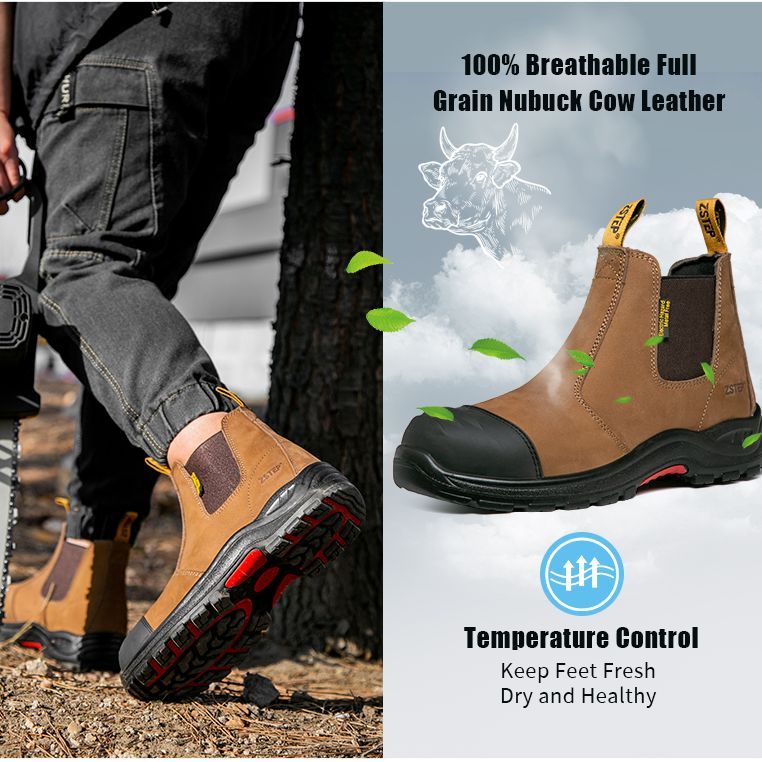 easy-to-wear, anti-impact, puncture-resistant safety shoes with insulation