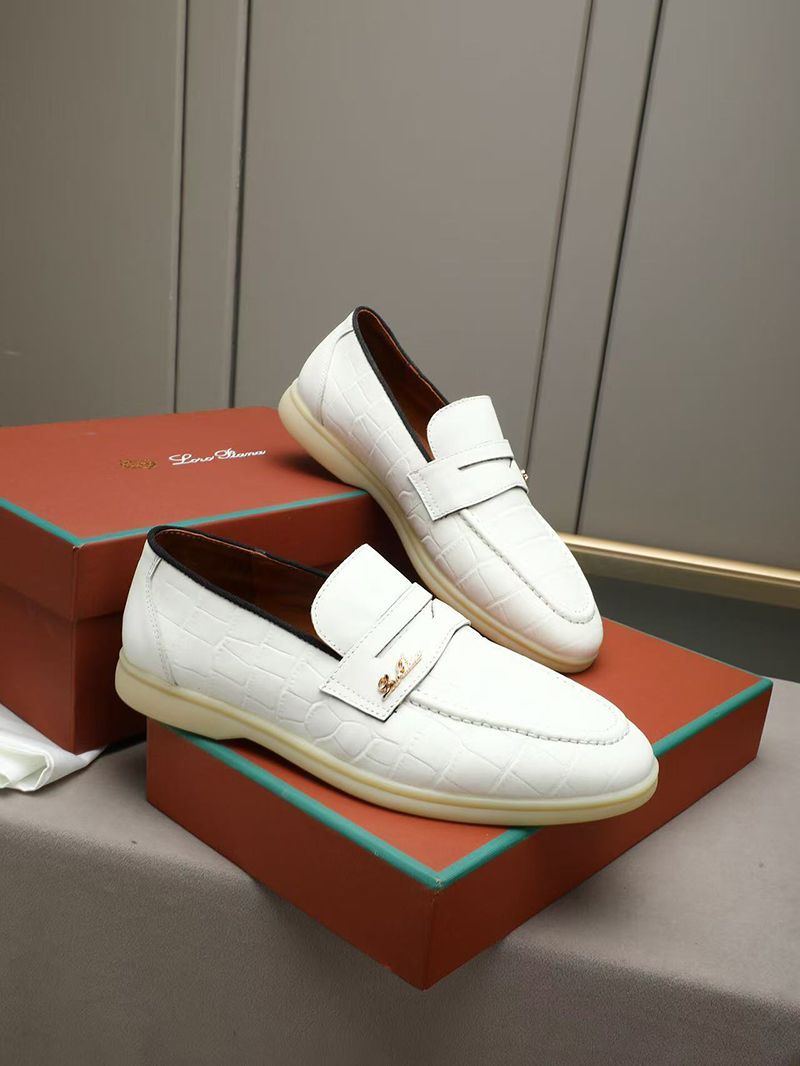 Guangzhou Goods European Station New Style Cowhide Casual Business Slip-on Loafers British Style