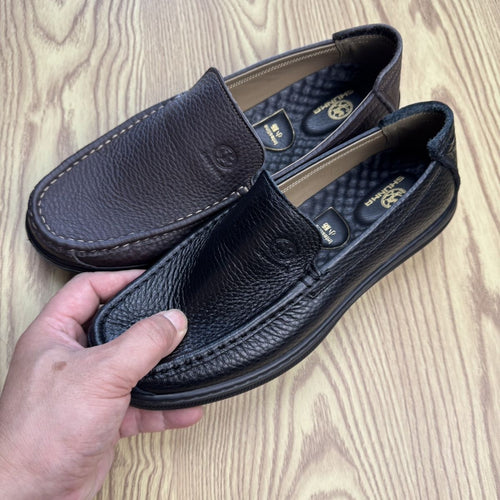 2026 New Style Men's Shoes with Soft Sole Made of Top-Grain Cowhide, Genuine Leather Casual Wear