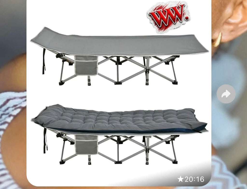Folding single bed, a must-have for home naps and rest, a recliner for offices and camp beds