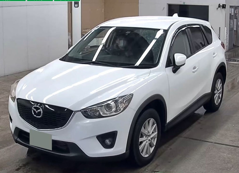 2014  Mazda CX-5   
KE2AW
XD 4WD
AT
2,200cc 
Diesel 
White
81,126km 
Push Start
One Owner 
Auto Lights
Alloys
Radar cruise control  
Back Camera 
Tint