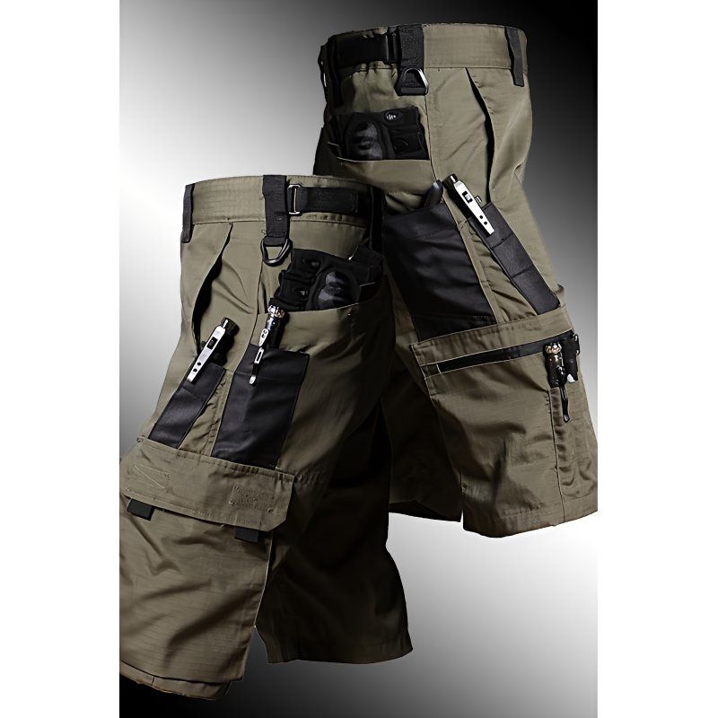SCRUFFS British-style work shorts, multi-pocket, comfortable and durable, suitable for outdoor commuting and casual summer wear.