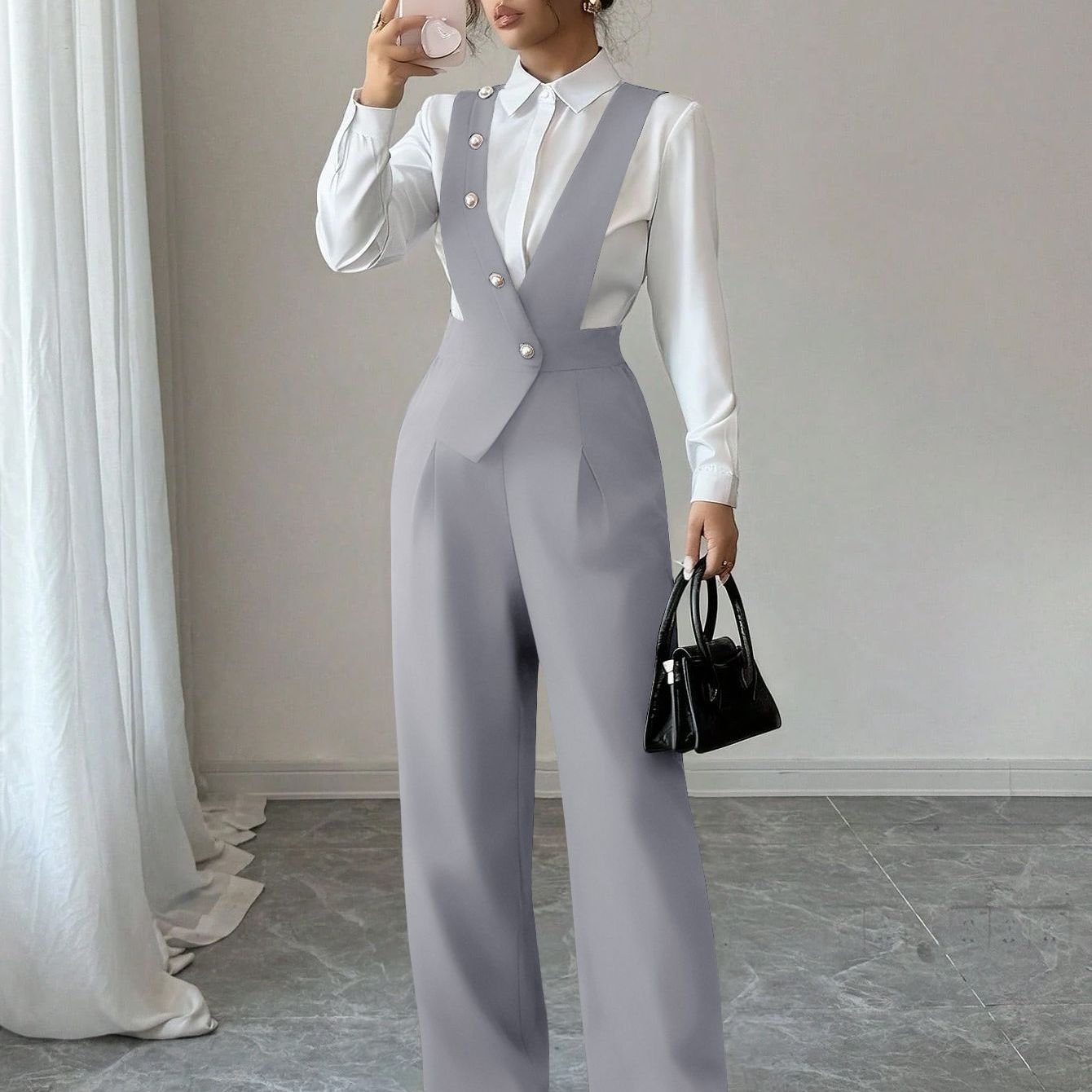 2026 Summer European Style Light Luxury Slim Fit women Casual Suit