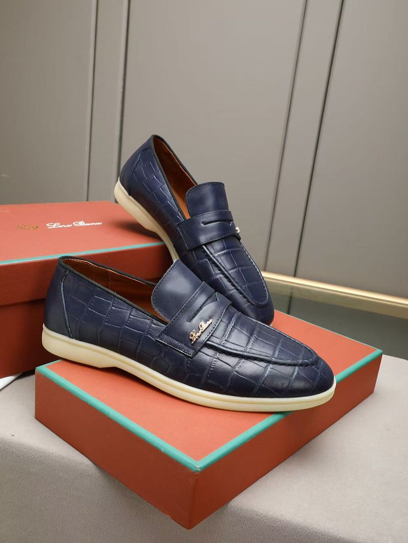 Guangzhou Goods European Station New Style Cowhide Casual Business Slip-on Loafers British Style