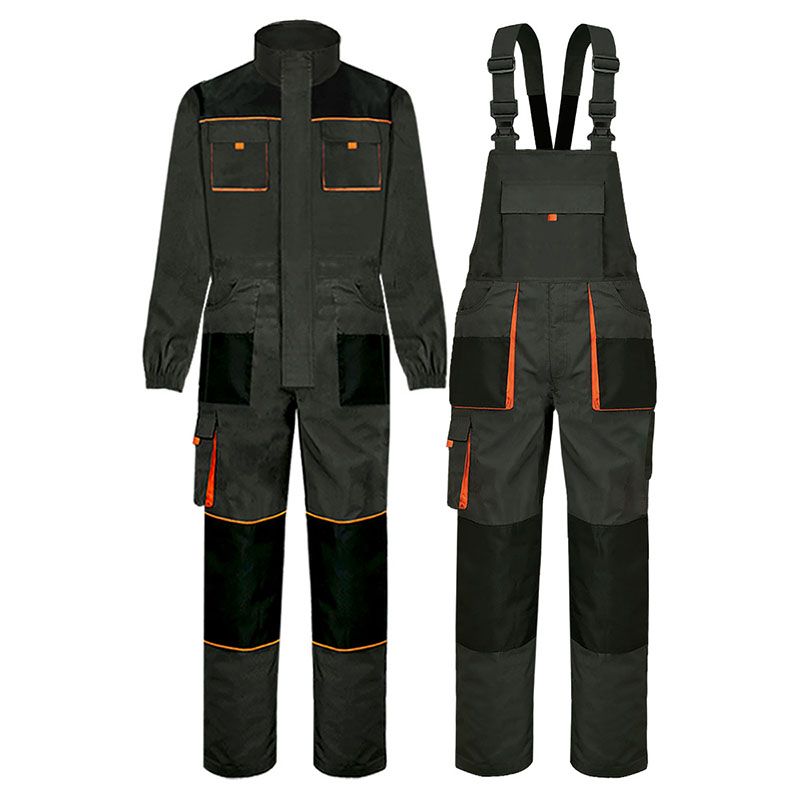 Cross-border 3D large pocket workwear set, customized European and American style multi-pocket workwear