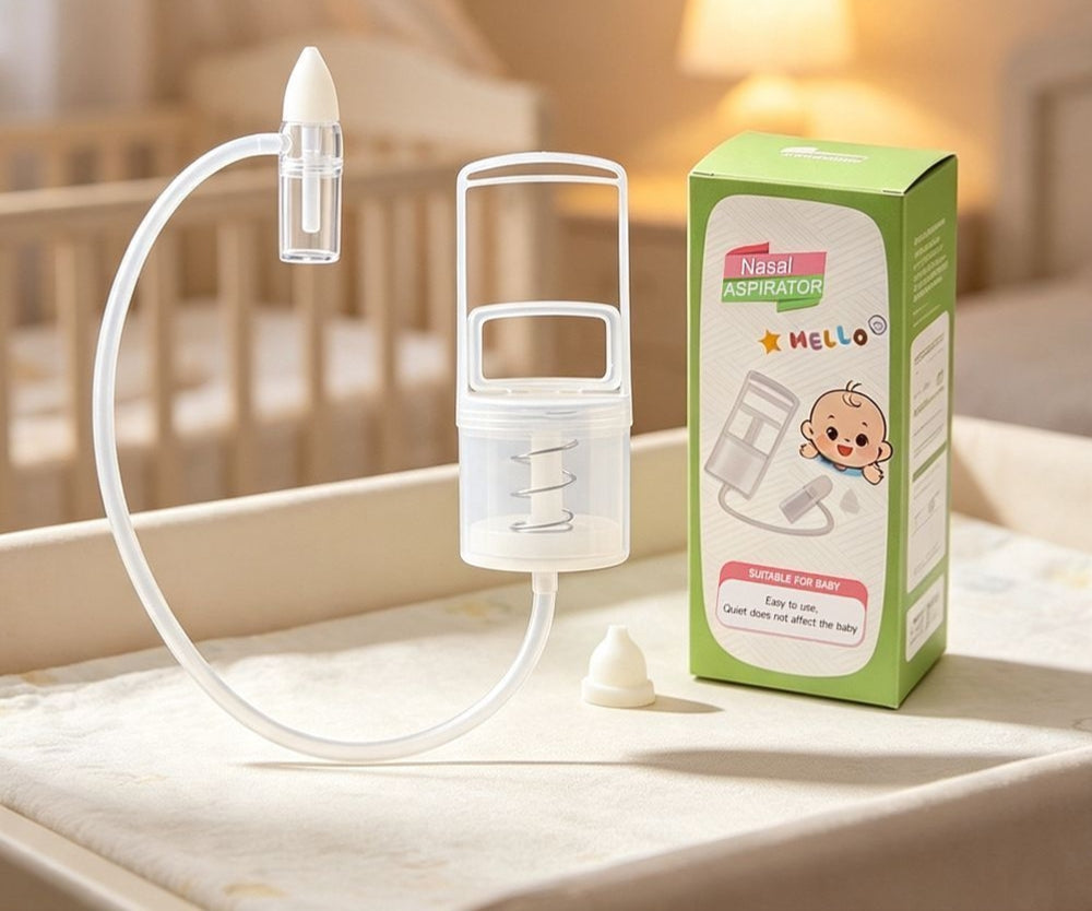 Large Pull-Out Nasal Aspirator with Negative Pressure Vacuum for Nasal Discharge