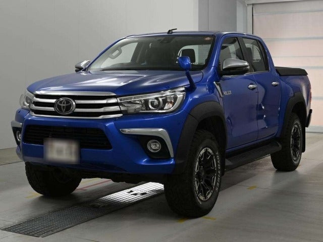 *TOYOTA HILUX 2018*
YEAR: 2018
COLOR: WHITE
CHASSIS: QDF-GUN125
*GRADE: Z 4WD*
FUEL: DIESEL
SEATS: 5 | DOORS: 4
TRANSMISSION: AT
ENGINE SIZE: 2400  CC
MILEAGE: 96,000 KM

*OPTIONS:*
ABS, AIR BAG, POWER STEERING, POWER WINDOW, NAVIGATION, TELEVISION,