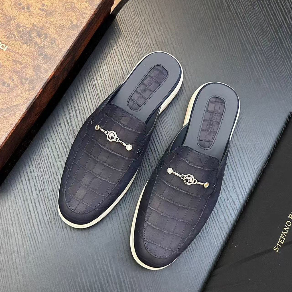 Stefano Ricci SR New Men's Fashion Casual Closed-Toe Slippers (Export Shoes)