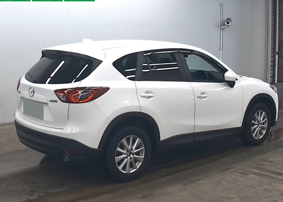 2014  Mazda CX-5   
KE2AW
XD 4WD
AT
2,200cc 
Diesel 
White
81,126km 
Push Start
One Owner 
Auto Lights
Alloys
Radar cruise control  
Back Camera 
Tint