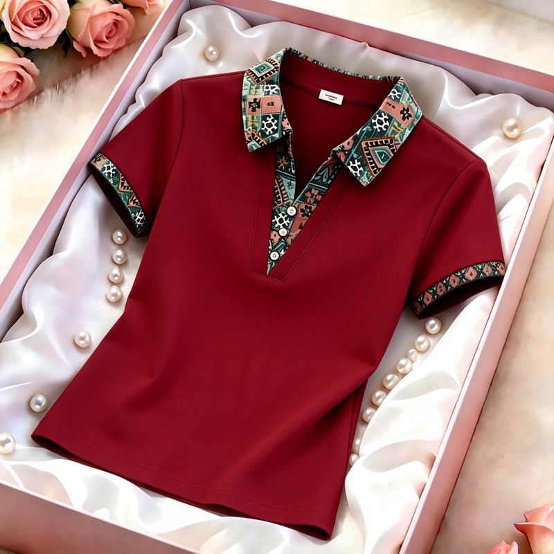 Men's and women's Short-Sleeve T-Shirt, Popular 100% Cotton, Business Embroidery