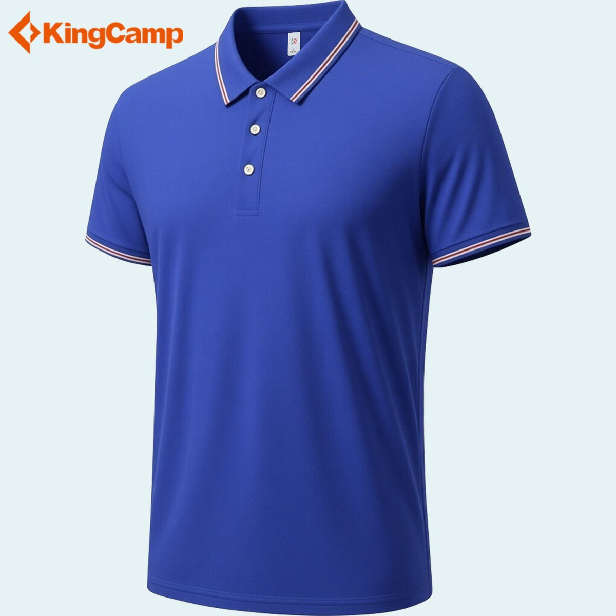 Heavyweight cotton short-sleeved polo shirt for middle-aged and young adults, classic collar, comfortable and stylish top.