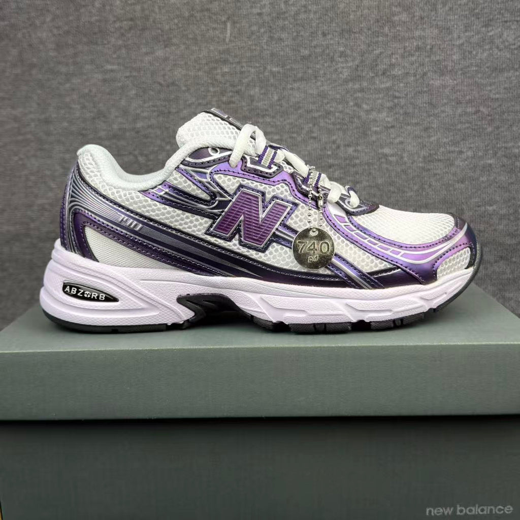 Putian Pure Original N740 Retro Dad Shoes, Breathable Running Shoes, Versatile, Non-slip, Wear-resistant, Casual