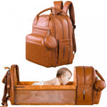 Cross-border folding baby crib and diaper bag combo, diaper changing table, large capacity.