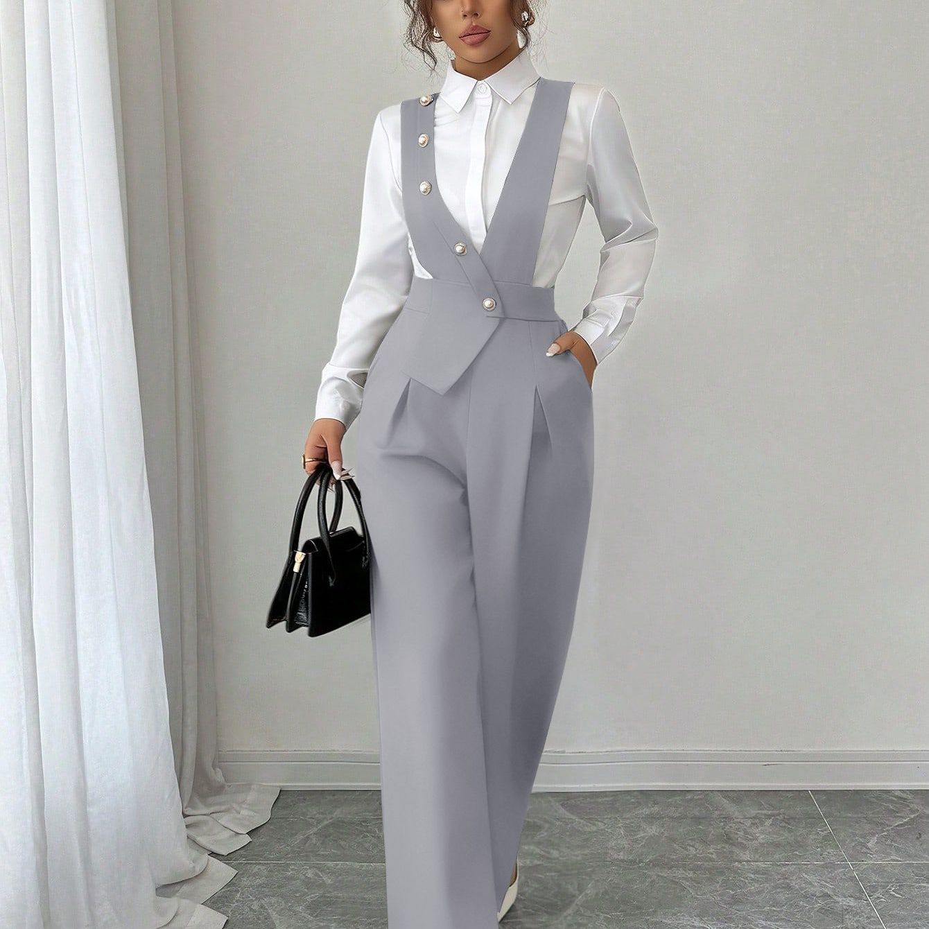 2026 Summer European Style Light Luxury Slim Fit women Casual Suit