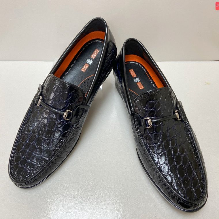 [Business Bestseller] Men's Low-Top Leather Shoes, Comfortable, Stylish, Handmade Slip-On