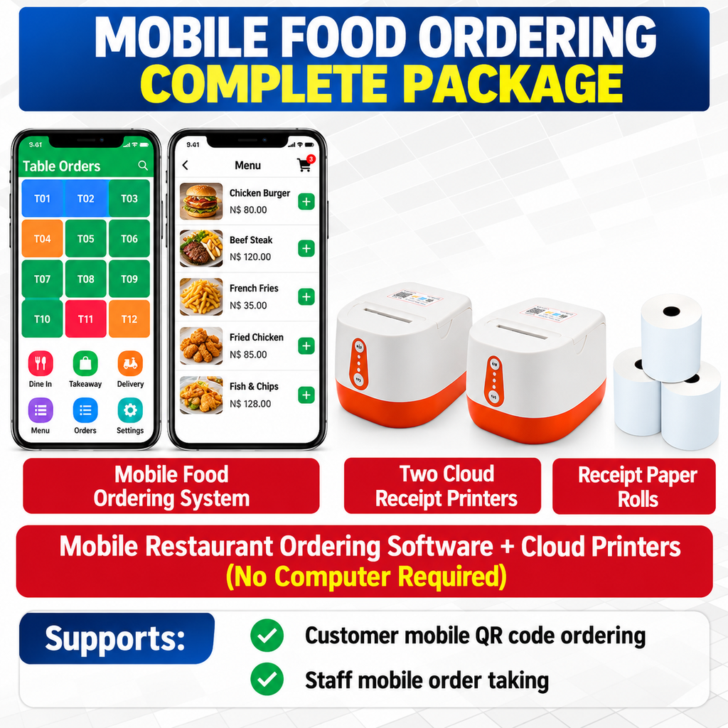 POS System for Restaurants, milk tea shops, fast food, bars, cash registers, restaurants, QR code ordering