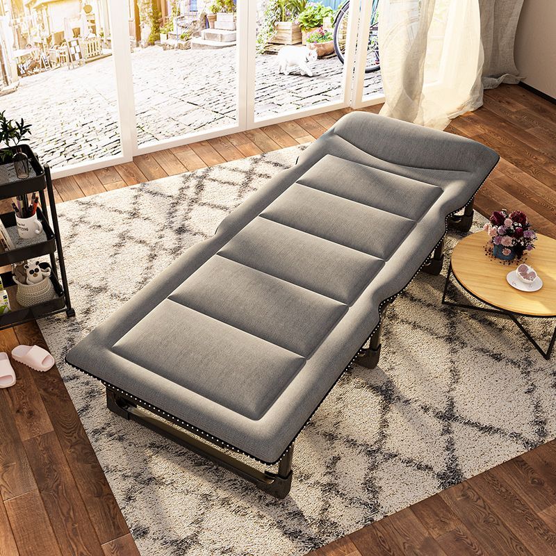 Folding single bed, a must-have for home naps and rest, a recliner for offices and camp beds