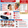 The same semiconductor laser therapy device advertised on TV shopping channels is used to treat rhinitis, inflammation, and cardiovascular diseases.