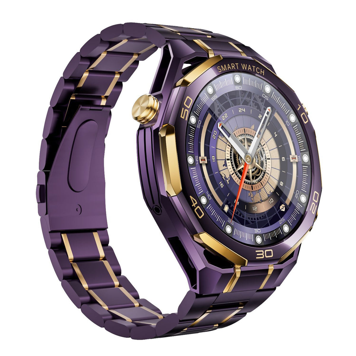 Blue and green diamond full-star watch, men's full-diamond watch, New style.