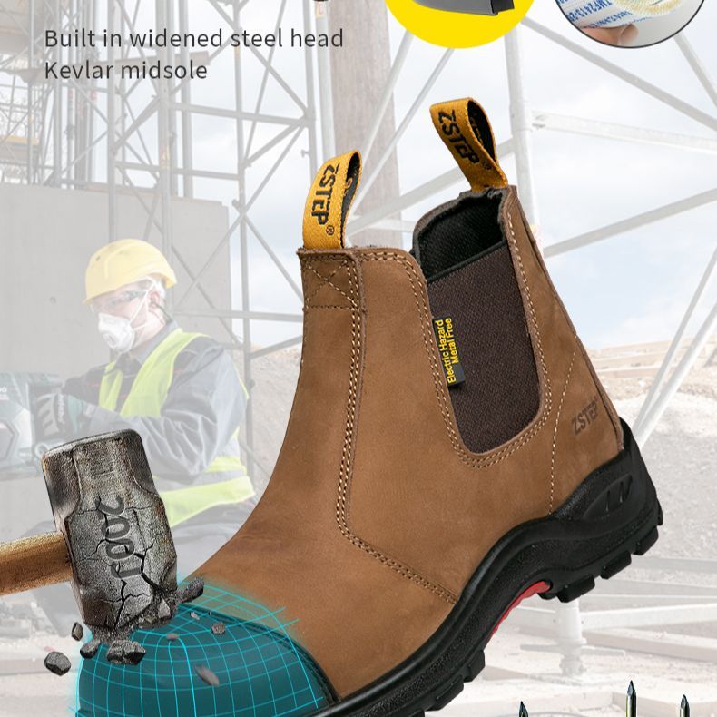 easy-to-wear, anti-impact, puncture-resistant safety shoes with insulation