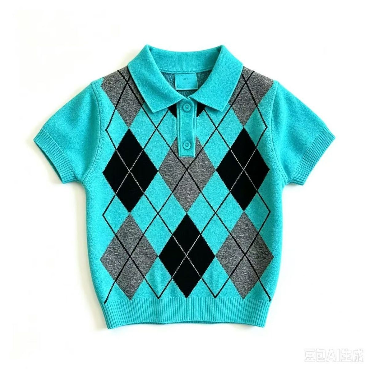2026 New Style Boys' Suit - Stylish and Trendy Diamond Pattern Knitwear for Toddlers