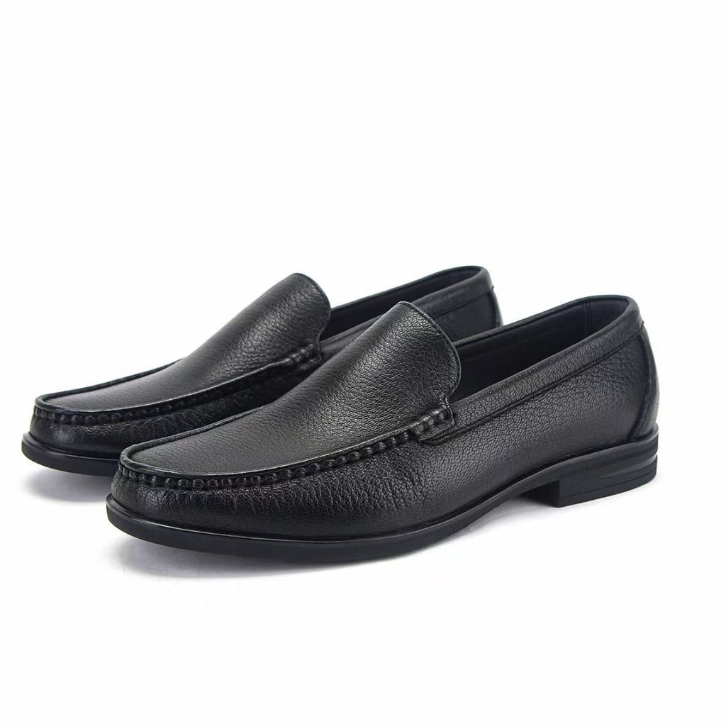 2026 New Style Men's Shoes with Soft Sole Made of Top-Grain Cowhide, Genuine Leather Casual Wear