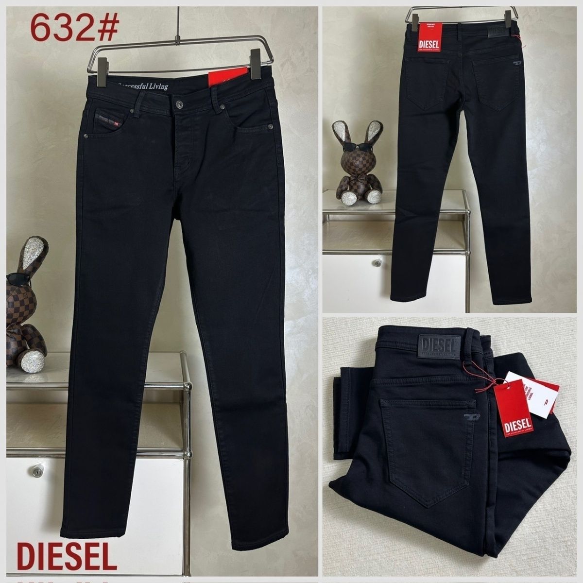 Diesel Jeans 2025 New Style Trendy Slim Fit Stretch Skinny Pencil Jeans