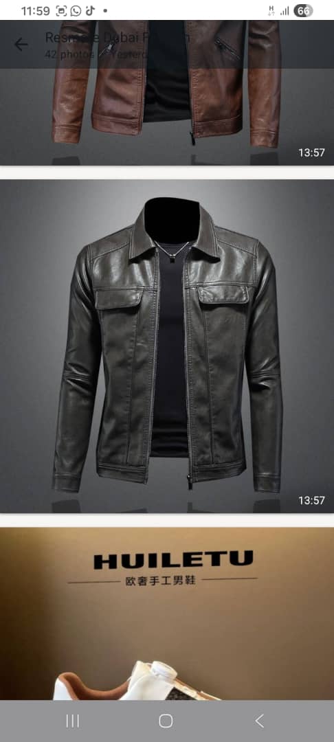 New Spring/Autumn Retro Motorcycle Style Genuine Leather Jacket for Men; Winter Casual Fleece Lined.