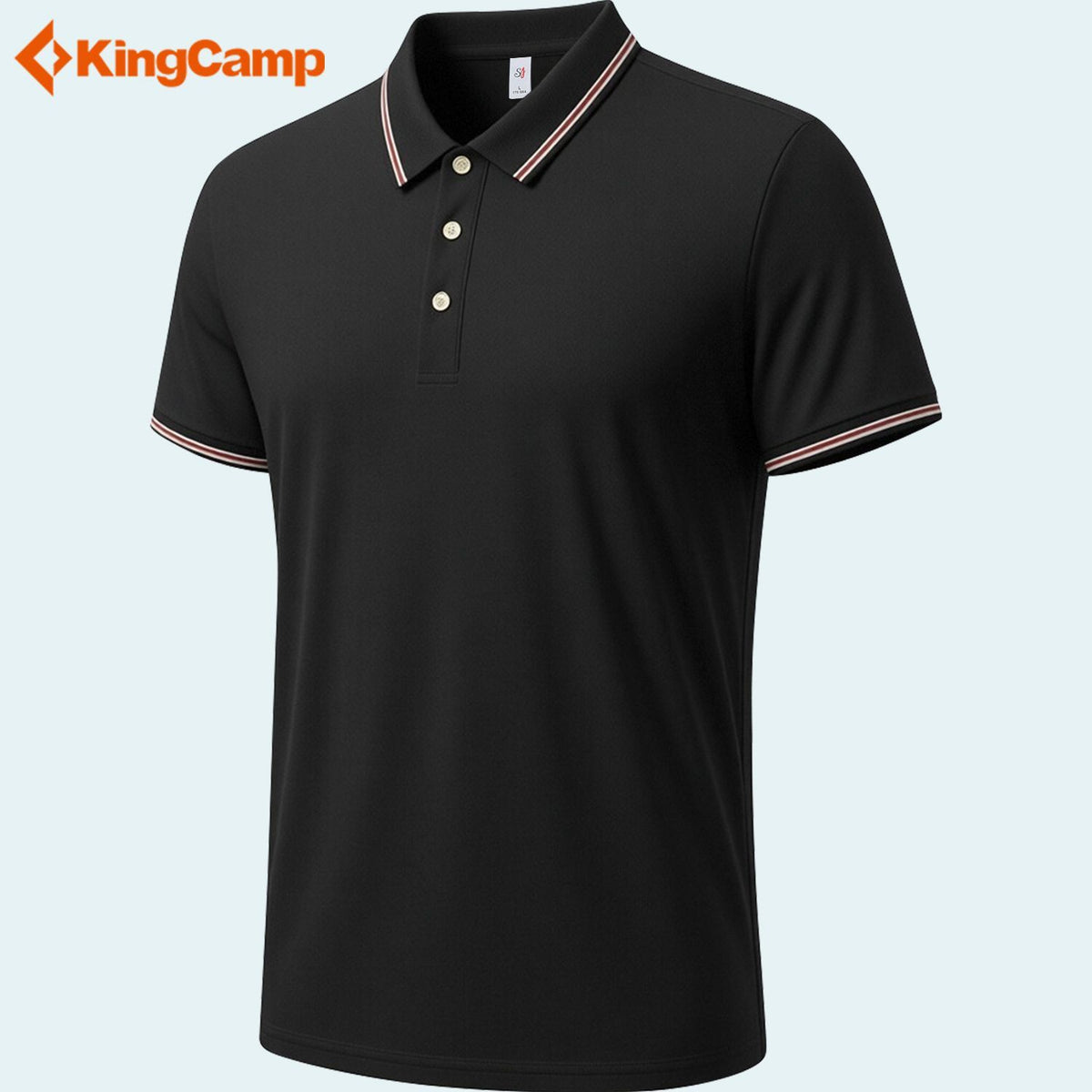 Heavyweight cotton short-sleeved polo shirt for middle-aged and young adults, classic collar, comfortable and stylish top.