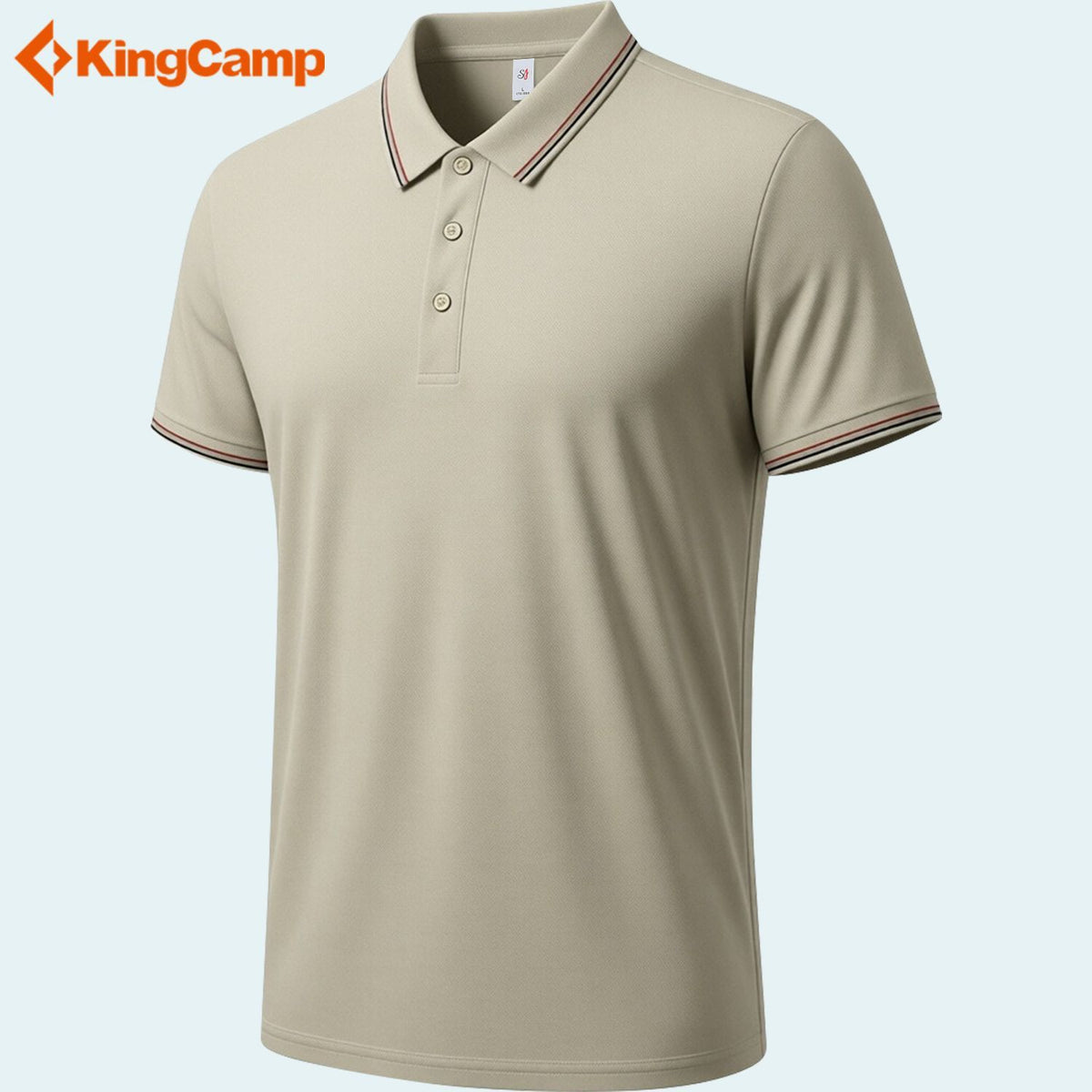 Heavyweight cotton short-sleeved polo shirt for middle-aged and young adults, classic collar, comfortable and stylish top.