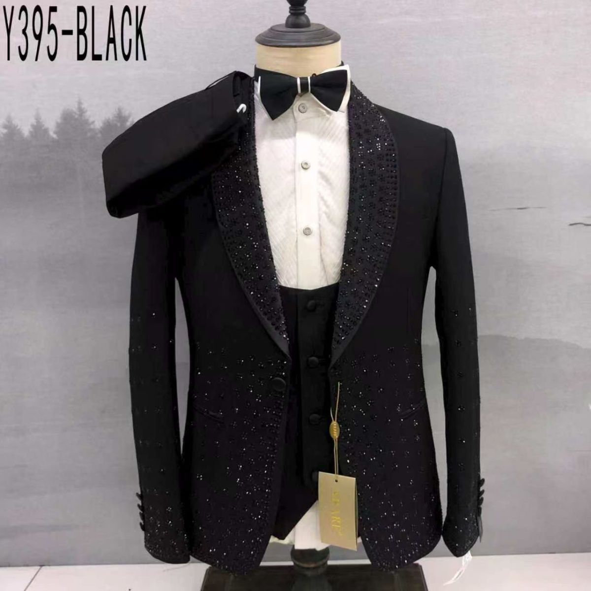 Men's Suit, Foreign Trade Men's Performance Suit, Fitted for Singers and Hosts, Stage Gift