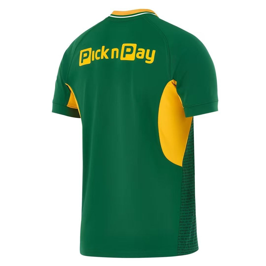 New South African rugby short-sleeved jersey, British style, 2026-2027 new fan edition.