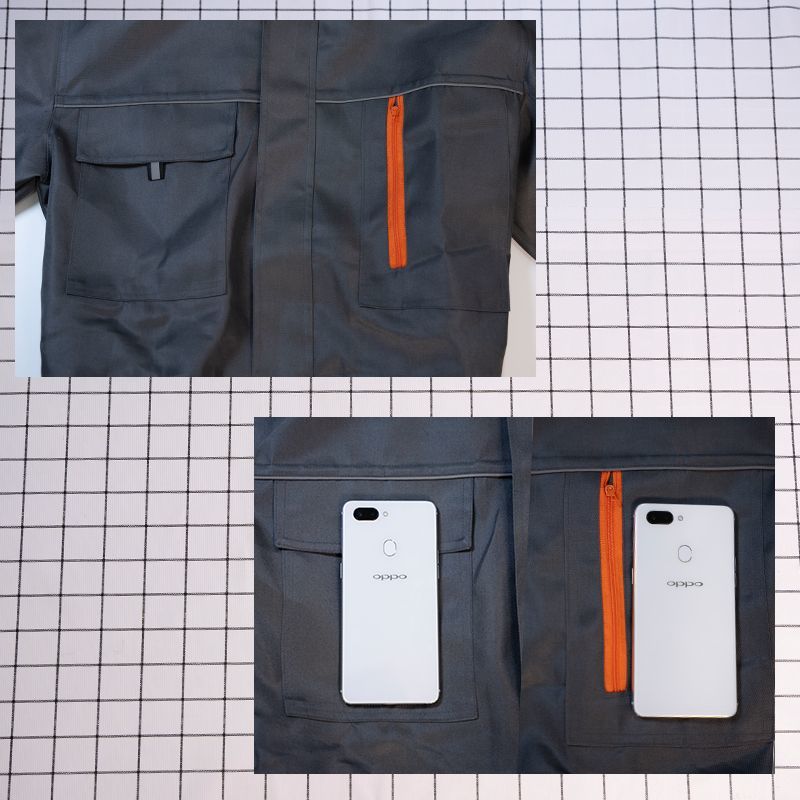 Coverall Work Suit Set for Male Auto Repair and Mechanics Workers - Dustproof