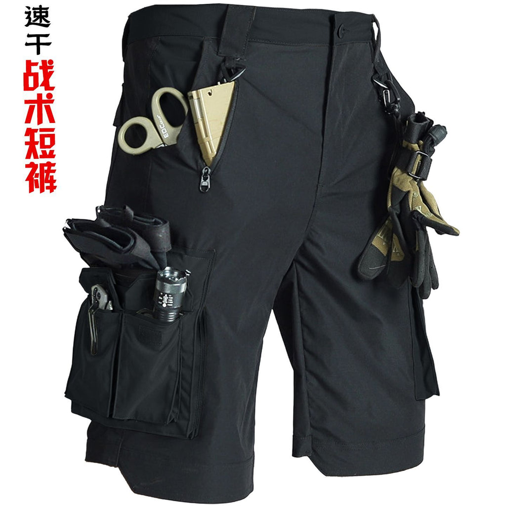 SCRUFFS British-style work shorts, multi-pocket, comfortable and durable, suitable for outdoor commuting and casual summer wear.