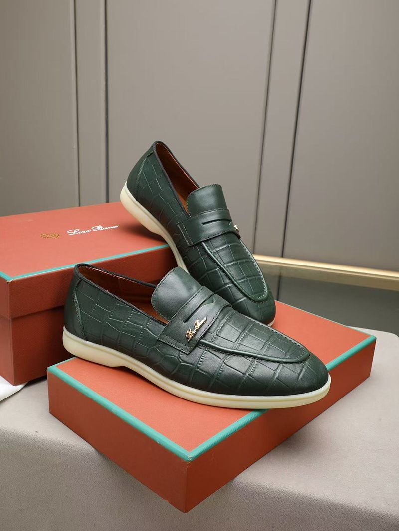 Guangzhou Goods European Station New Style Cowhide Casual Business Slip-on Loafers British Style