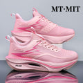 Ultralight running shoes with waterproof, non-slip, and wear-resistant leather upper and carbon fiber plate for athletic sports