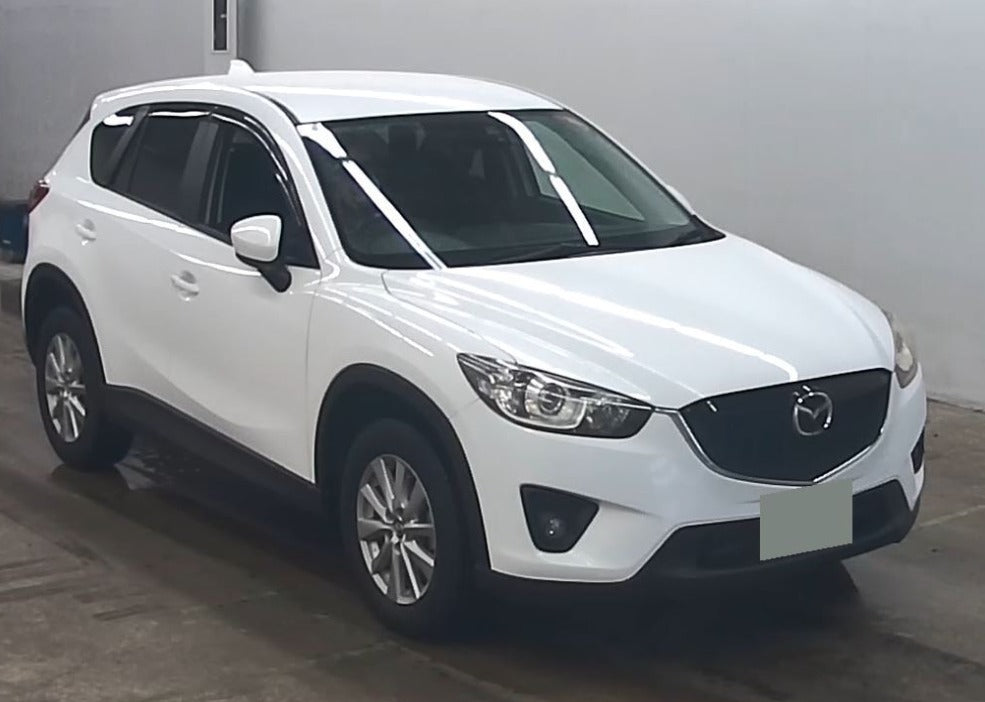 2014  Mazda CX-5   
KE2AW
XD 4WD
AT
2,200cc 
Diesel 
White
81,126km 
Push Start
One Owner 
Auto Lights
Alloys
Radar cruise control  
Back Camera 
Tint