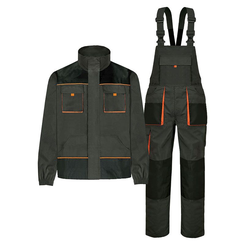 Cross-border 3D large pocket workwear set, customized European and American style multi-pocket workwear