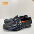 [Business Bestseller] Men's Low-Top Leather Shoes, Comfortable, Stylish, Handmade Slip-On
