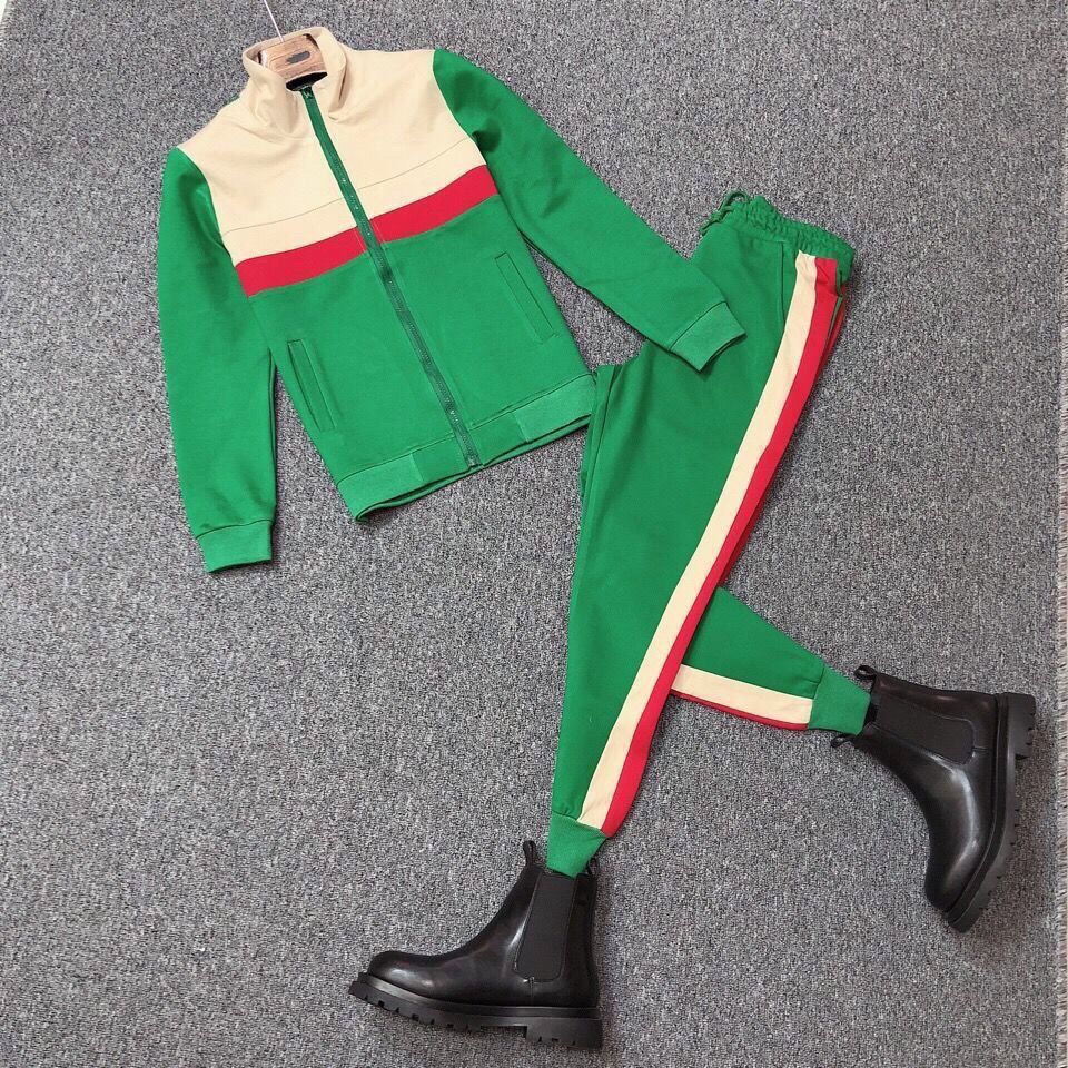New trendy men's and women's patchwork jacket, slim fit color-blocked outerwear, skinny jeans,