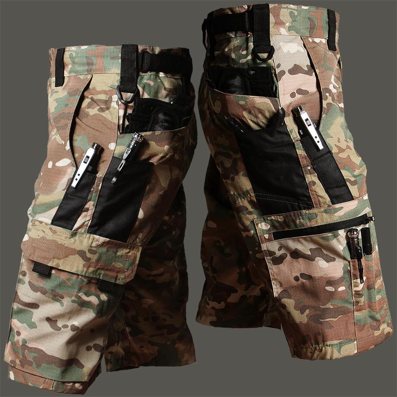 SCRUFFS British-style work shorts, multi-pocket, comfortable and durable, suitable for outdoor commuting and casual summer wear.