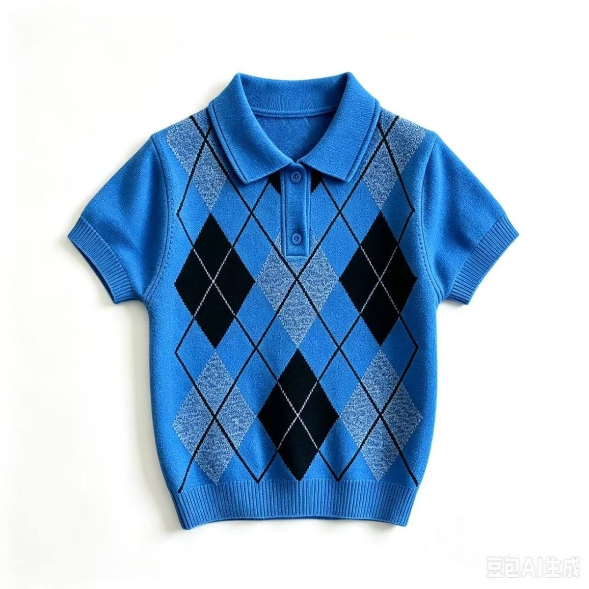 2026 New Style Boys' Suit - Stylish and Trendy Diamond Pattern Knitwear for Toddlers