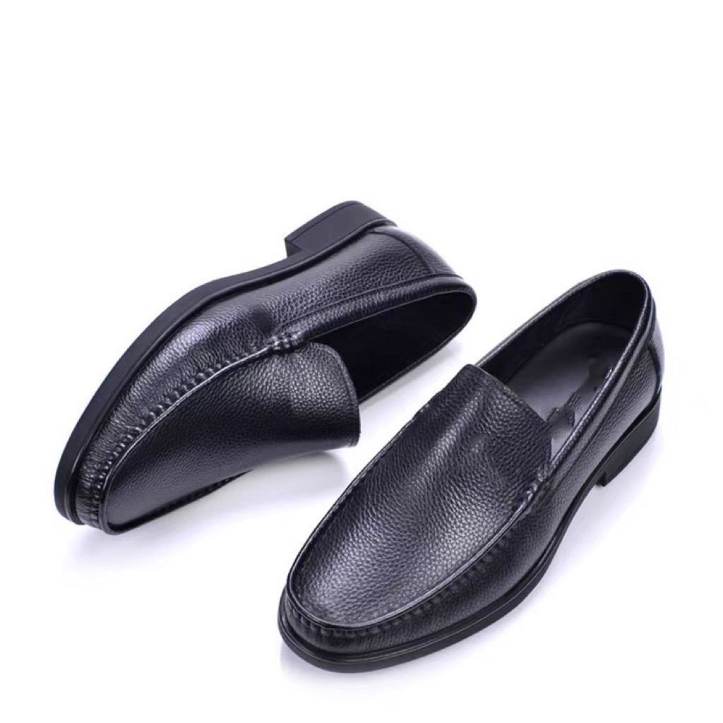 2026 New Style Men's Shoes with Soft Sole Made of Top-Grain Cowhide, Genuine Leather Casual Wear