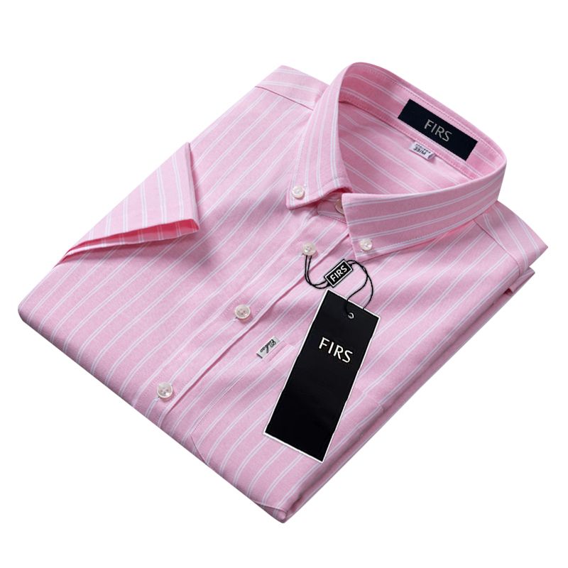 Pierre Cardin Cooling Ice Silk Short-Sleeve Shirt for Men, Thin and Casual Summer Style