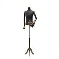 Male half-body mannequin props, sand-washed cloth, men's suits and blazers display rack