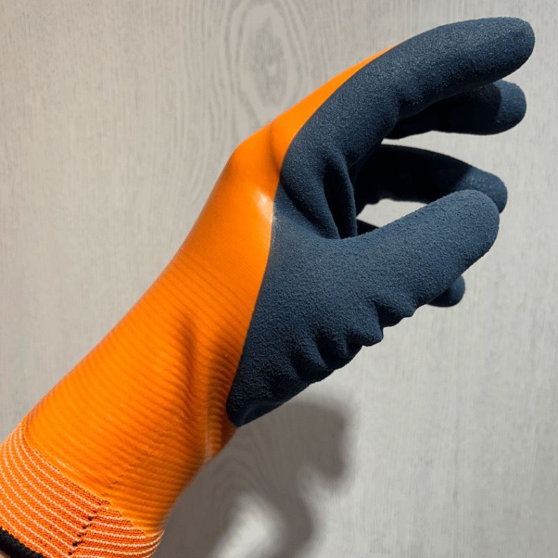 Men's extra-long style for export, high glue position on cuffs, frosted and wear-resistant, thickened for winter.