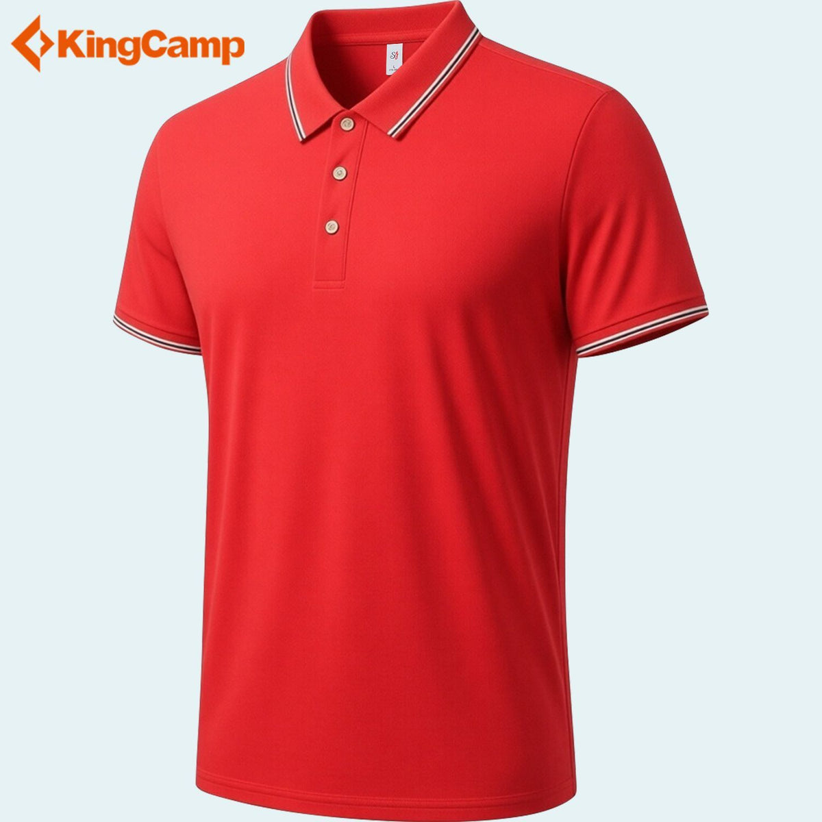 Heavyweight cotton short-sleeved polo shirt for middle-aged and young adults, classic collar, comfortable and stylish top.