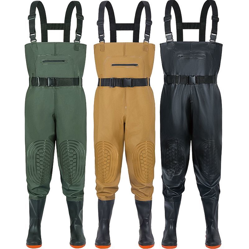 Butchery Waterproof and thickened one-piece rain pants for men, durable and wear-resistant.