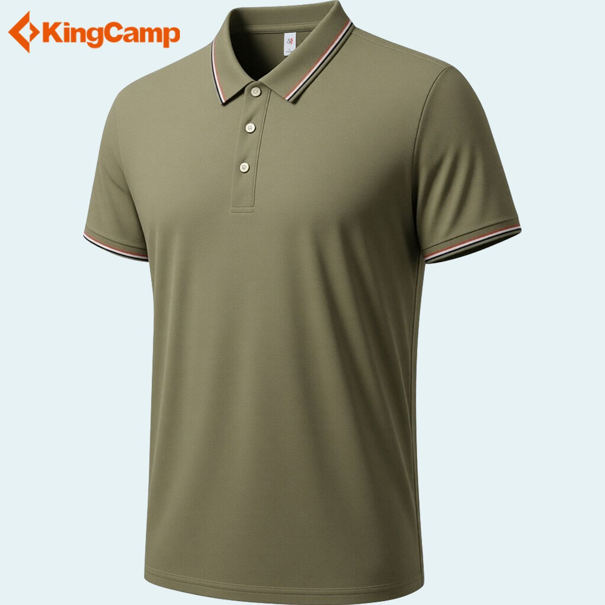 Heavyweight cotton short-sleeved polo shirt for middle-aged and young adults, classic collar, comfortable and stylish top.